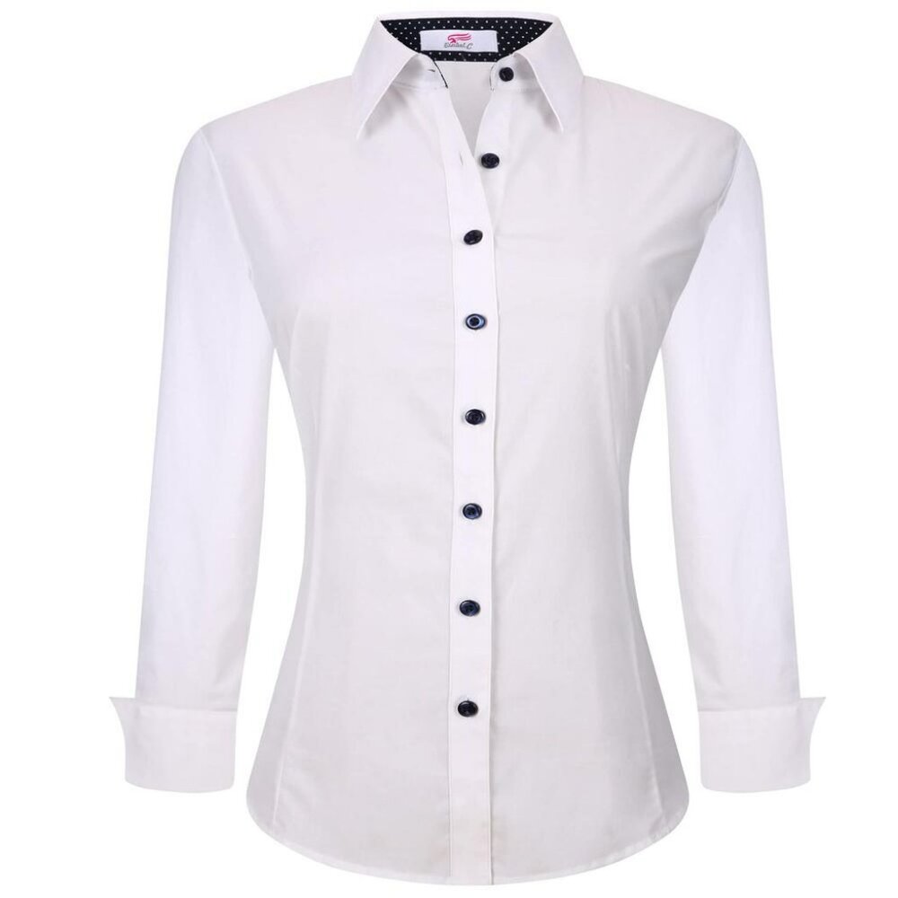 Easy care esabel.c original since 1982 white button down